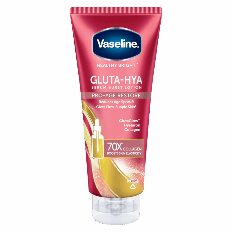 Vaseline® Gluta-Hya Serum Burst Lotion Pro-Age Restore