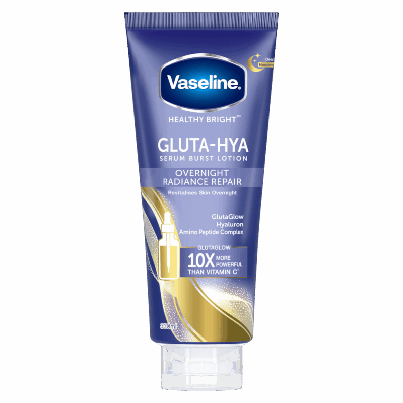 Vaseline® Gluta-Hya Serum Burst Lotion Overnight Radiance Repair