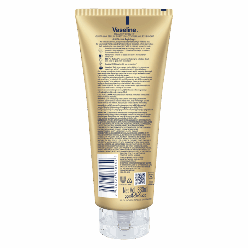 Vaseline® Gluta-Hya Serum Burst Lotion Flawless Bright - Image 2